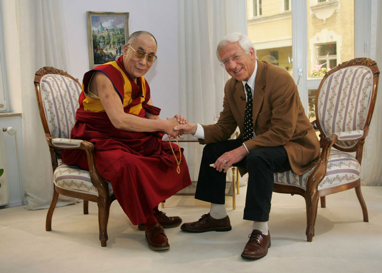Dr. Franz Alt mit dem Dalai Lama